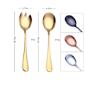 Pikkukuva 2 / 10: Salaattilusikka Shara Fork MUSTA HAARUKKA Black Fork-Fork