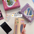 Miniatyrbillede 7 af 8: Kort opbevaringstaske Polaroid Album SORT Black