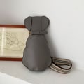 Miniatyrbillede 5 af 10: Lynlås Hundeformet Crossbody-taske PU-læder tegneseriehåndtaske brown Puppy-Puppy
