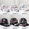 Miniatyrbillede 2 af 9: Graffiti Baseball Caps Visir Cap SORT 3 3 black 3-3