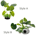 Miniatyrbilde 8 av 9: Kunstige vannplanter Fisketankplanter A A A