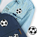 Miniatyrbillede 7 af 9: 15 stk. Stryge-på-lapper Fodbold Broderet Patches