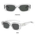 Pikkukuva 6 / 10: Y2k Star Aurinkolasit Punk Aurinkolasit CLEAR GRAY CLEAR GREY Clear Gray