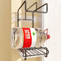 Miniatyrbilde 4 av 8: Ragholder Desktop Veggmontert Oppbevaringsstativ HVIT White