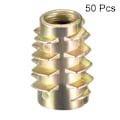 Miniatyrbillede 1 af 6: 50 stk Gevindindsatser Møtrikker Møbler M6X15MM M6x15mm