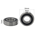 Miniatyrbillede 1 af 10: 8 stk. Deep Groove Kuglelejer Dobbeltforseglede lejer 609-2RS 609-2RS 9x24x7mm