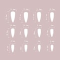 Miniatyrbillede 2 af 10: Falske negle Falske negle JP3114 JP3114 JP3114