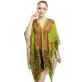 Miniatyrbillede 1 af 10: Beach Sjal Chiffon Bluse GRØN Green