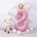 Miniatyrbillede 6 af 10: Fødselsdagsnummerballoner Jumbonummerballon 3 3 3