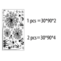 Pikkukuva 2 / 10: 2 kpl Flower Environmental Wall Tarrat Kodinsisustus A  2 PCS
