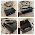 Miniatyrbillede 2 af 10: Håndtaske Crossbody Taske SORT black