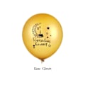 Miniatyrbillede 2 af 10: 10 stk Eid Mubarak Ramadan Balloner Latex Balloner SORT