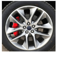 Miniatyrbilde 10 av 10: 1 par bil Bremsecaliper Cover Bremse Caliper Cover SILVER S Silver S