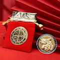 Miniatyrbillede 1 af 10: Erindringsmønt Dragon Guldmønter STYLE 5 MED BAG STYLE 5 Style 5 with Bag
