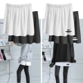 Miniatyrbillede 10 af 10: A-Line skjorte Split Flare Hem SORT XLA A Black XLA-A