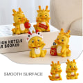 Miniatyrbilde 4 av 10: Mikro Landskap Ornamenter Golden Dragon Figur D D D
