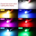 Miniatyrbillede 5 af 7: Led Dashboard Lys Bil Instrument Pære GUL yellow