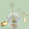 Miniatyrbillede 7 af 10: Star Moon Ske Gaffel Dessert Kage Ske SKE-1 SKE-1 spoon-1