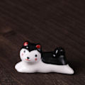 Miniatyrbillede 1 af 10: Offentlig spisepindeholder Spisebord Spisepindestativ SORT B ​​B Black B-B