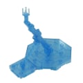 Miniatyrbild 1 av 10: Modell Figur Fäste Display Stativ TRANSPARENT BLÅ TRANSPARENT Transparent Blue