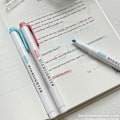 Miniatyrbild 10 av 10: 5 färger/kartong Highlighter Pen Set Fluorescent Pen G(15PCS) G(15pcs)
