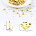 Miniatyrbilde 3 av 10: 100 stk. slipslås for slips, gull gold