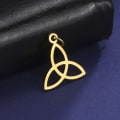 Pikkukuva 5 / 5: Knot Triangle Pendants Onnea Irlannin Charms Irlannin kelttiläinen solmu