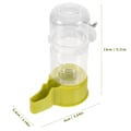 Miniatyrbillede 3 af 7: Fuglebur Water Feeder Drikke Feeder Fugle Vand Feeder Flasker