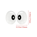 Miniatyrbilde 2 av 10: Safety Eyes Puppet Crafts HVIT White