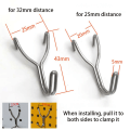Miniatyrbilde 4 av 10: 10 Stk Hengebrett Hull Krok Pegboard Platekrok FOR 25MM for 25mm distance