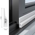 Miniatyrbilde 1 av 10: 2/4M skyvevindu Tetningslist Draftekskluder HVIT 2M White 2M