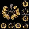 Miniatyrbillede 3 af 10: 1.65M 10LED Eid Mubarak Måne Stjerne Slot Lys Ramadan 2 2