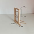 Miniatyrbilde 1 av 6: Dukkehus, tremøbler, modell 1 1 1
