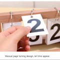 Miniatyrbillede 8 af 10: Træ evigvarende kalender Flip måned datovisning 2 2 2