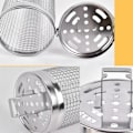 Miniatyrbillede 9 af 10: Rullende grillkurve Nesting Grillkurve 8,5X8,5X24CM 8.5x8.5x24CM
