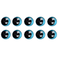 Miniatyrbild 7 av 10: 10 st/5 par Eyes Crafts Eyes Puppet Crystal Eyes 6MM-STAR TO 6mm-Star to left3