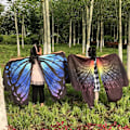 Miniatyrbild 8 av 10: Butterfly Cape Butterfly Wings Sjal 04 04 04