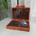 Miniatyrbillede 4 af 5: Rock Collection Box Crystal Display Case Gems Opbevaringsboks