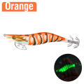 Miniatyrbilde 1 av 10: Trereker lokker Blekksprutkrok 8CM/7.6GORANGE ORANGE 8cm/7.6gOrange