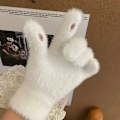 Miniatyrbild 2 av 6: Vintervantar Touch Screen Handskar VIT white