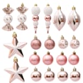 Miniatyrbillede 6 af 9: Julekuglesæt Juletræspynt GULD 29STK 29STK gold 29pcs-29pcs