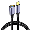 Pikkukuva 1 / 10: Type-C– USB 3.0 A kaapelin jatkojohto 1,5 M 1.5m