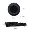 Miniatyrbillede 3 af 10: Automatisk Buckle Rope No Tie Shoe Snørebånd SORT Black