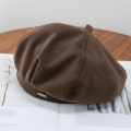 Miniatyrbild 6 av 10: Kvinnor Basker Vinter Hattar KHAKI Khaki