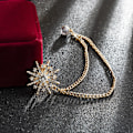 Miniatyrbillede 4 af 10: Broche Lapel Pin Stjerne Broche GULD Gold