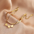 Miniatyrbild 4 av 10: Hjärtformat armband Snake Chain Bangle 7 7 7