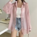Miniatyrbillede 10 af 10: Dame Skjorte Bluse Langærmet Top SORT black