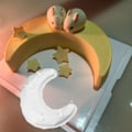 Miniatyrbillede 6 af 10: 8 Huls Eid Mubarak 3D Måne Stjerne Silikon Kageform