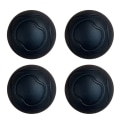 Miniatyrbillede 1 af 10: 1/4 stk Månestolsbenbetræk Benbeskyttere 4STK SORT 4STK 4Pcs Black