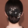 Pikkukuva 1 / 8: Flower Hair Clip -hiusnuttura MUSTA Black